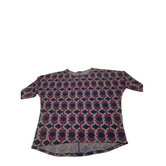 Plus Size Patterned Blouse - Picture 1 of 5